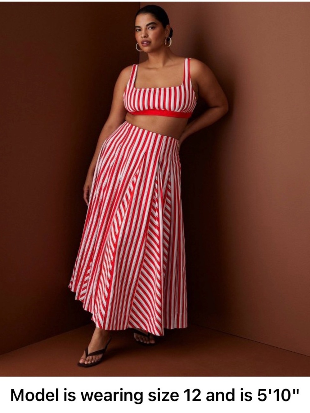 Women's Pleated Poplin
Striped Midi Skirt - Rosie
Assoulin x Target Red